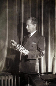 Jacobs holding roll of film